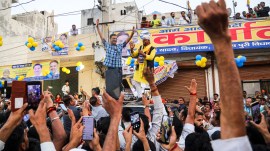 Arvind Kejriwal, Kejriwal slams BJP, Kejriwal nukkad sabha address, AAP delhi nukkad sabhas, swati maliwal, Swati maliwal aap leader harassement case, indian express news