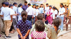 Chhatarpur, South Delhi’s Chhatarpur, Chhatarpur school, Chhatarpur school classes, MCD schools, delhi news, India news, Indian express, Indian express India news, Indian express India