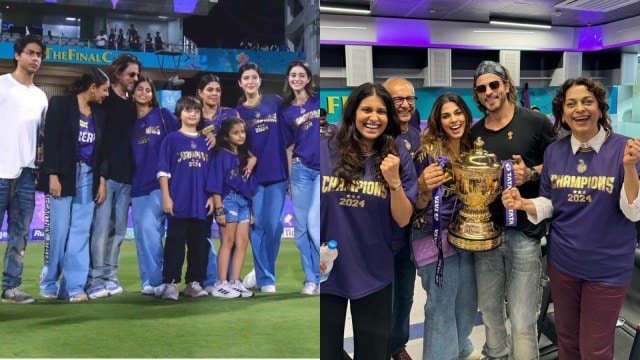 Shah Rukh Khan Hugs Teary Suhana Khan Kisses Wife Gauri Khan As Kkr Wins Ipl 2024 ‘i Am So 