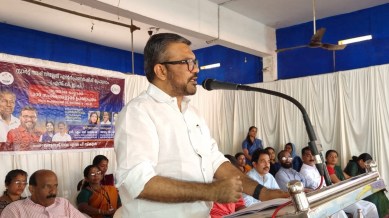 Kerala Excise Minister M B Rajesh. (Photo: M B Rajesh/ Facebook)