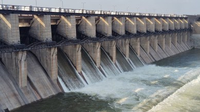 Machchhu-II dam, Machchhu-II dam Floodgates, Machchhu-II dam Floodgates replacement, Machchhu-II dam water level, Gujarat water level, Machchhu-II dam Floodgates, Gujarat irrigation department, gaujarat water drainage system, indian express news