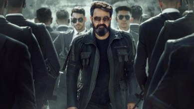 Director Prithviraj Sukumaran did not disappoint Mohanlal fans as the film's team unveiled his character's first-look poster on the occasion of the superstar's 64th birthday.