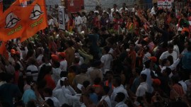 mumbai roadshow pradip Mumbai BJP roadshow PM Modi