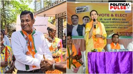 Congress’ s Viriato Fernandes (L) and BJP’s Pallavi Dempo. (File Photo)