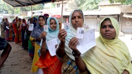 phase polling Lok Sabha polls, Phase 3 polling concludes, bengal voter turnout, Election Commission of India, bengal violence incidents, TMC, BJP, CPI (Marxist), poll panel, voter intimidation complaints, attack on booth agents, inidan express news