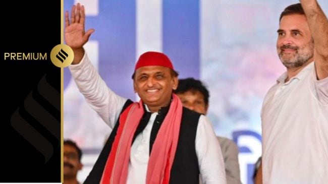 Rahul Gandhi, Akhilesh Yadav, Jalaun public meeting, Samajwadi Party, Congress, INDIA bloc poll campaign, Lok Sabha elections, Jhansi polling, Jalaun polling, indian express news