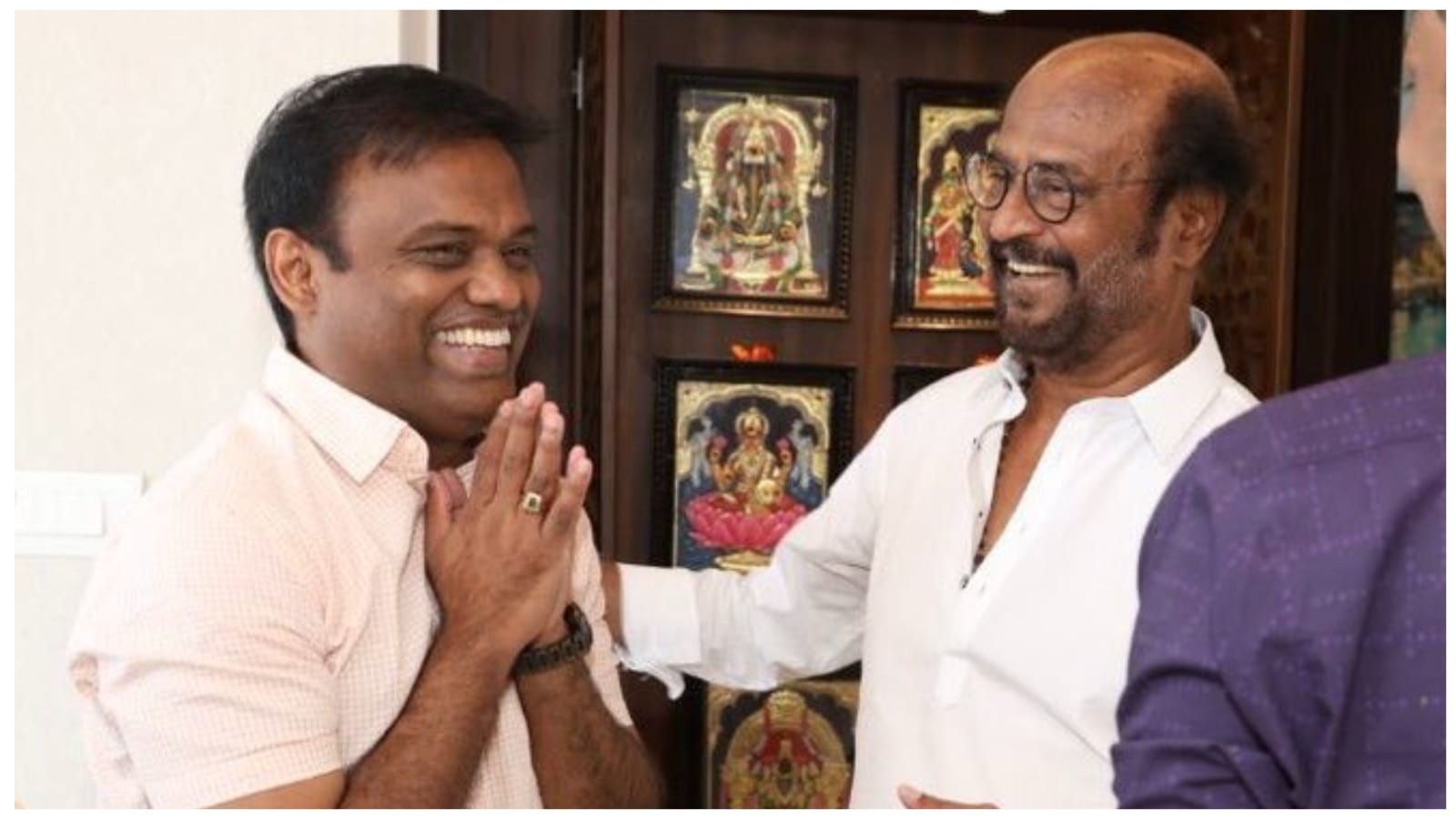 Rajinikanth visits former Lyca Productions creative head Raju ...