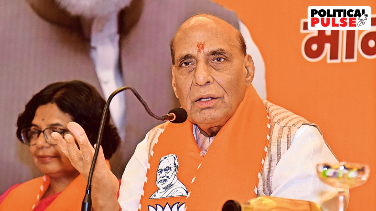 rajnath singh, Rajnath Singh interview, Lok Sabha Elections 2024, BJP, Bharatiya Janata Party (BJP), Narendra Modi, Congress, Indian express news, current affairs