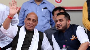 Rajnath Singh, Rajnath on Ram Rajya, Ram Rajya means, theocratic state, BJP UP Lok Sabha poll campaign, Ayodhya Ram mandir, Lok Sabha elections 2024, indian news