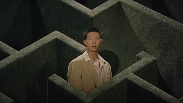 rm music video lost bts