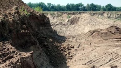 illegal sand mining
