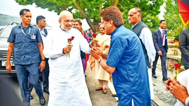 Srinagar, Amit Shah, BJP leaders, J&K assembly elections, Election Commission, Jammu and Kashmir, Jammu and Kashmir assembly elections, Indian express news, current affairs