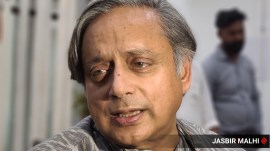 Thiruvananthapuram MP Shashi Tharoor. (Express photo by Jasbir Malhi)