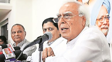 Narendra Modi, Tejashwi Yadav, Kapil Sibal, PM Modis mujra remarks, RJD, BJP, Congress, Tejashvi confession, investigation agencies, Lok Sabha elections 2024, final phase polling, indian express news