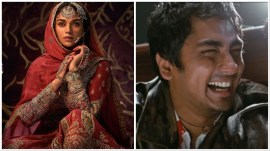 Aditi Rao Hydari and Siddharth in stills from Heeramandi and Rang De Basanti, respectively.
