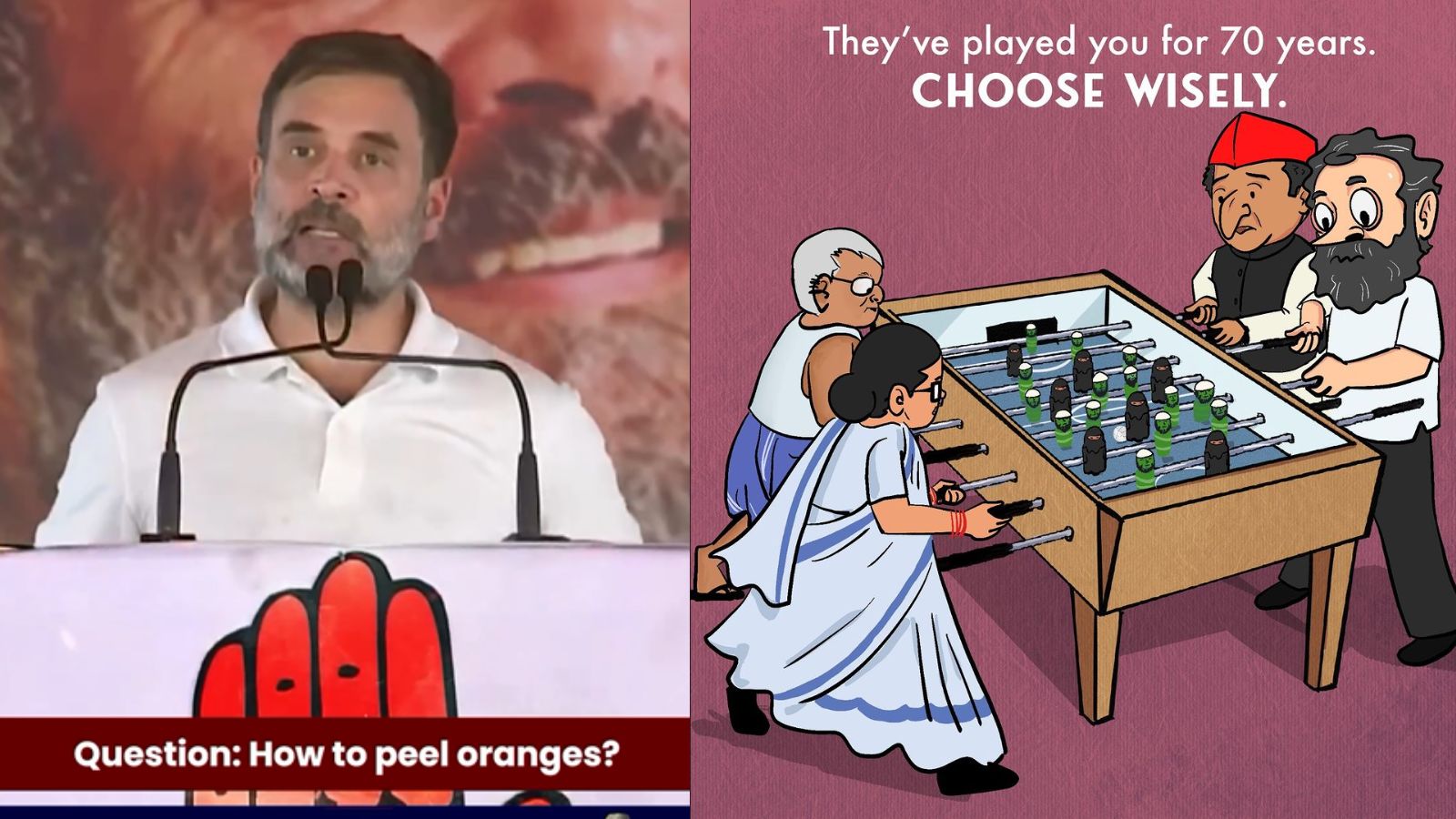 Social Buzz: From Congress’ tutorial on how to peel oranges to BJP’s ...