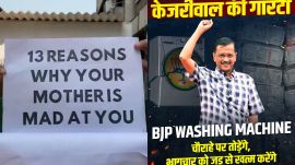 social buzz congress bjp aap