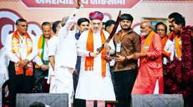 Amit Shah, Narendra Modi, Lok Sabha Elections 2024, Bharatiya Janata Party (BJP), BJP, Ahmedabad news, Gujarat news, India news, Indian express, Indian express India news, Indian express India