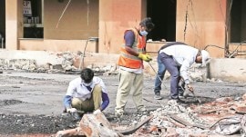 Rajkot fire, Rajkot blaze, forensic experts on DNA samples, Rajkot fire charred bodies, body recoverey, TRP Game Zone fire, Rajkot TRP gaming zone fire, Forensic Science Laboratory Gandhinagar, Rajkot Collector, Prabhav Joshi ias, Gujarat government, rajkot latest news, rajkot fire news, rajkot fire deaths