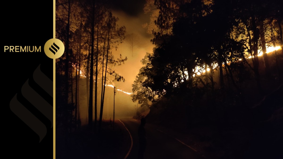 Uttarakhand forest fire
