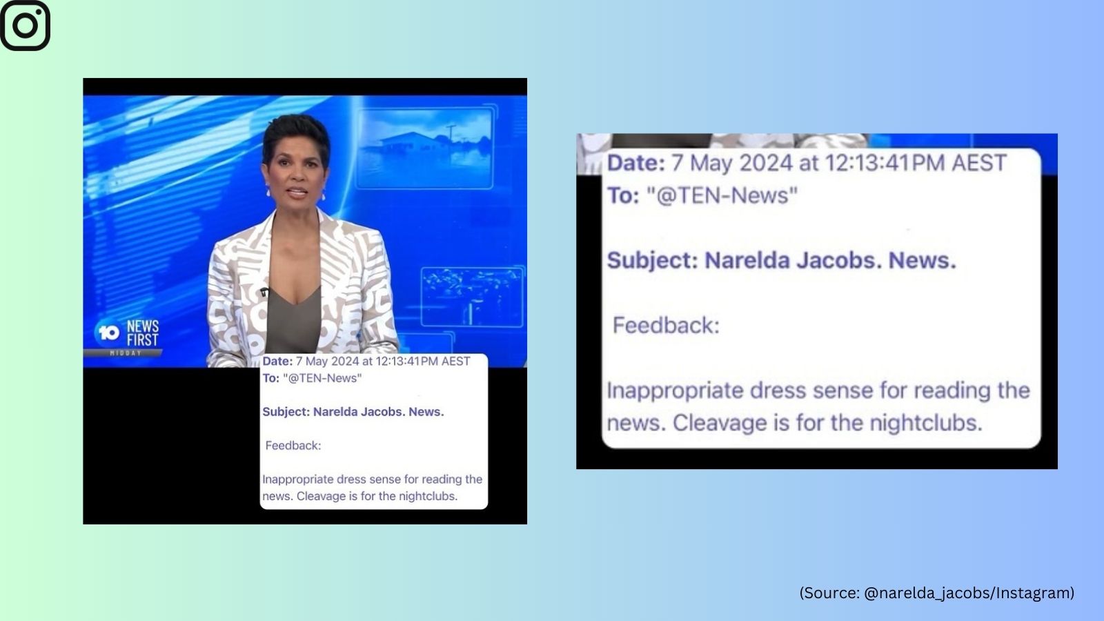 TV anchor shuts down troll calling her outfit ‘inappropriate’ for ...