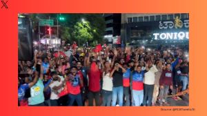 RCB fans celebrate on streets