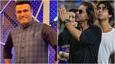 Former cricketer Virender Sehwag recently recalled partying with Shah Rukh Khan and his then nine-year-old son Aryan Khan after the 2007 T20 World Cup win and how he kept Aryan entertained, impressing Bollywood's Baadshah.