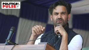 "More than political empowerment, the first thing we need is our voice," says PDP's Srinagar candidate Waheed Para. (Express photo by Shuaib Masoodi)