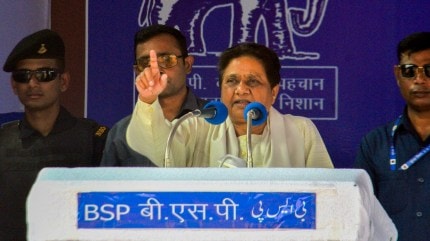Mayawati, Maya targets Congress, parties against quota, bahujan samaj party, claims on reservation, Maywati addresses poll rally, Lok Sabha elections, indian express news