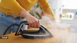 ironing, wrinkled clothes