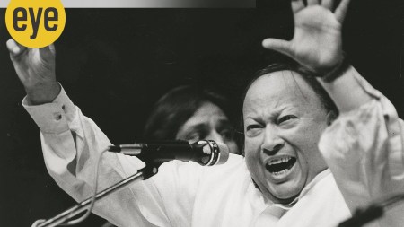 Qawwali great Nusrat Fateh Ali Khan (Credit: Express File Photo)