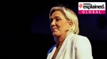Marine Le Pen, President of the French far-right National Rally (Rassemblement National - RN) party parliamentary group, takes the stage to address party members after the polls closed during the European Parliament elections, in Paris, France, June 9, 2024.