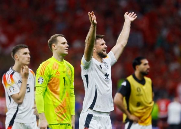Niklas Fullkrug celebrates after goal vs Switzerland