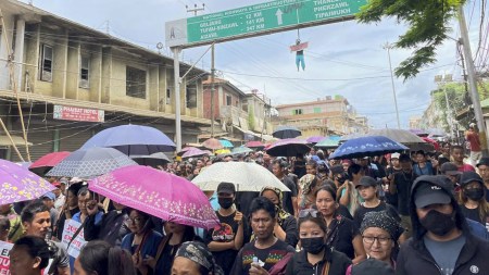 In strife-hit Manipur, Meitei, Kuki groups protest seeking Parliament ‘intervention’