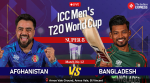 AFG vs BAN Live Score, T20 World Cup Match Today: Get Afghanistan vs Bangladesh Live Updates at St Vincent.