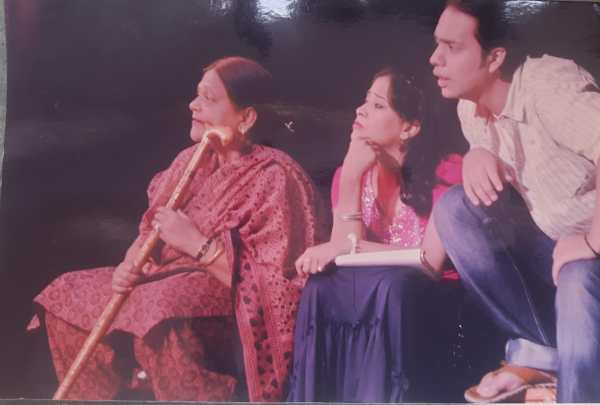 Abha Sharma during her theatre days.