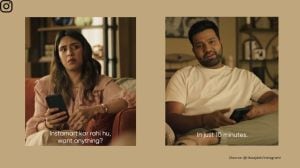 Rohit Sharma appears in a new ad with wife Ritika Sajdeh (Image source: @ritssajdeh/Instagram)