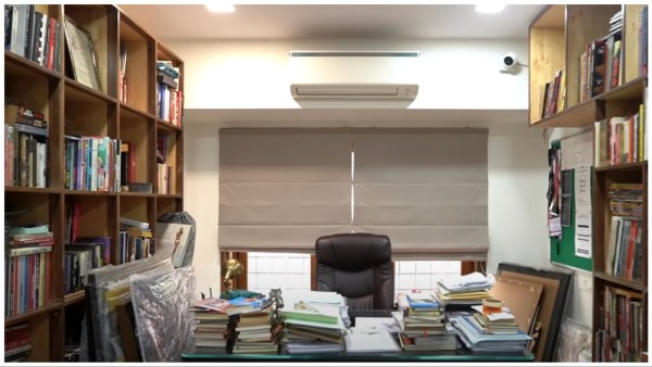 A look at the library at Anurag Kashyap's house