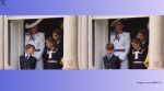 Prince Louis spotted doing dance moves during Trooping the Colour ceremony