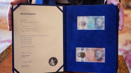 King Charles image to appear on new currency of pounds.