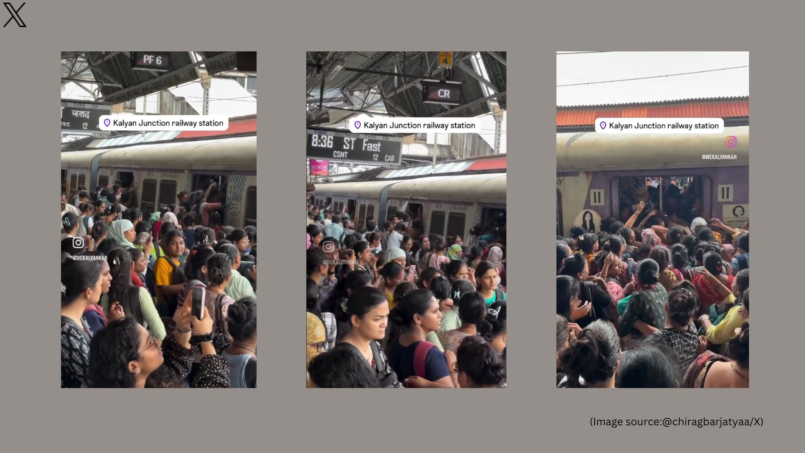 Watch: Stampede-like Situation At Mumbai Railway Station As Commuters 