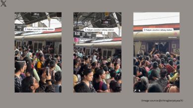 Chaos erupts at railway station in Mumbai to catch local train