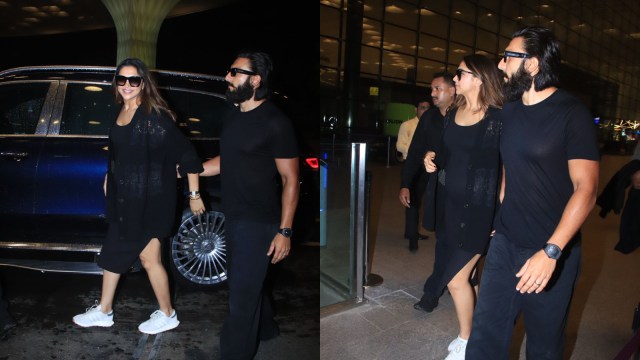 Deepika Padukone and Ranveer Singh jet off to London (Photos: Varinder Chawla)