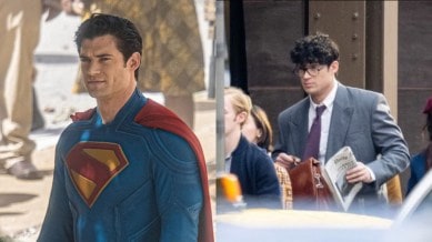 David Corenswet first look as Superman in James Gunn movie