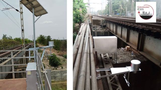 The Intelligent Rainwater Monitoring System has been installed at 17 locations – of which four are in the suburban rail network between Mahim-Bandra, Borivali-Dahisar, Mira Road Dahisar-Mira Road, and Bhayander-Naigaon stations.