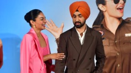 Diljit Dosanjh- Neeru Bajwa- Jatt & Juliet 3 trailer launch