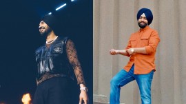 Ammy Virk addressed rumours of Diljit Dosanjh's marriage (Photos: Instagram/diljitdosanjh/ammyvirk)
