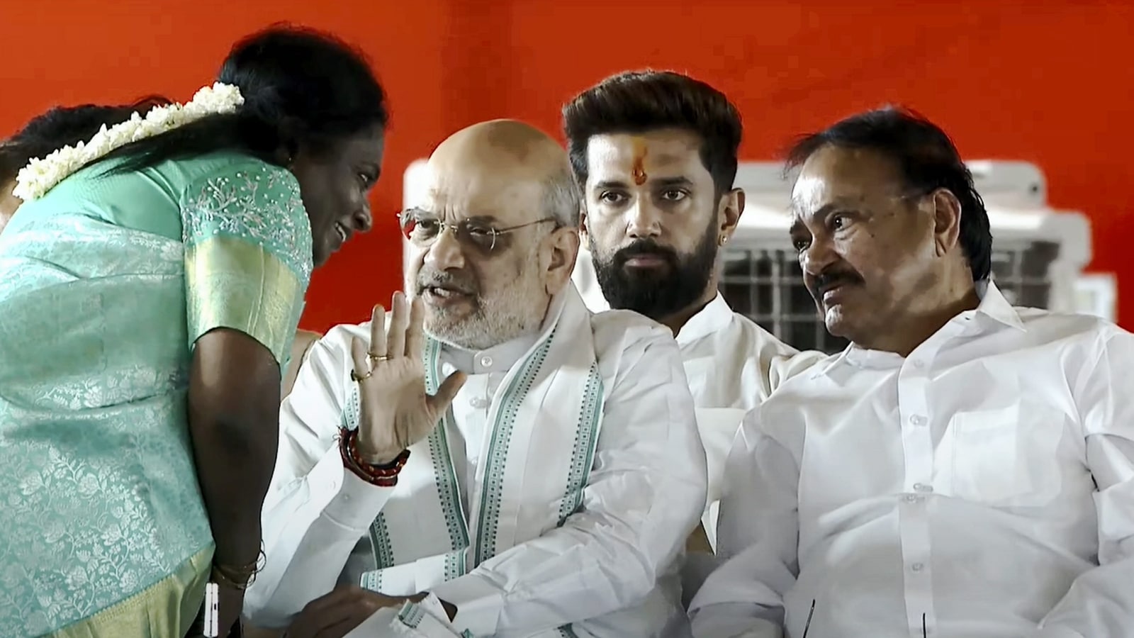 Video of Shah ‘chat’ with Tamilisai kicks up row; AIADMK, DMK say ‘insulting’