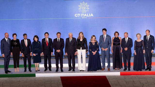 G7 Summit being held in Italy.