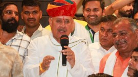 Rao Inderjit Singh wins Gurgaon, Delhi LS morning scare, gurgaon lokn sabha constiutency, Congress’ Lok Sabha candidate, Raj Babbar lost Gurgaon seat, who is Rao Inderjit Singh, delhi LS election results, indian express news